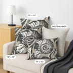 Bluewater BW9 Black Chenille Decorative Pillow