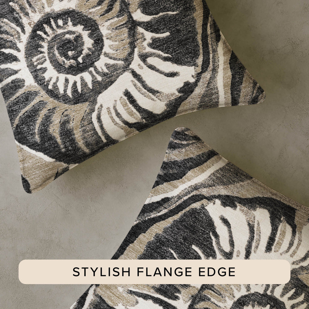 Bluewater BW9 Black Chenille Decorative Pillow