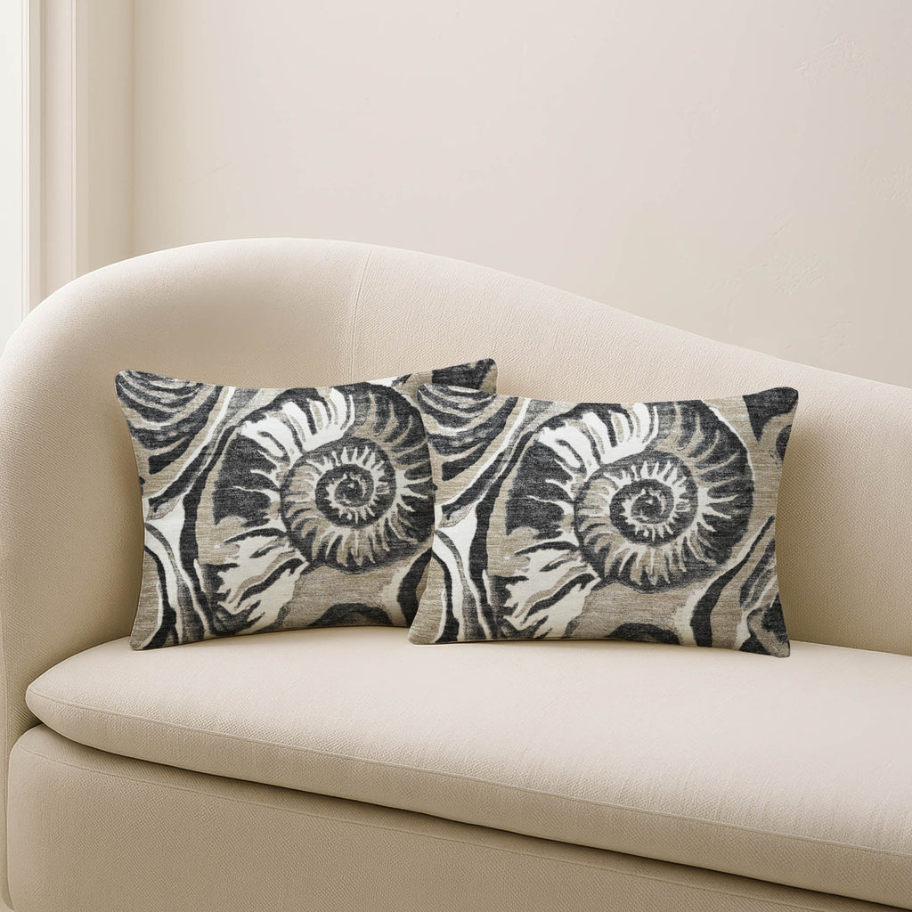 Bluewater BW9 Black Chenille Decorative Pillow