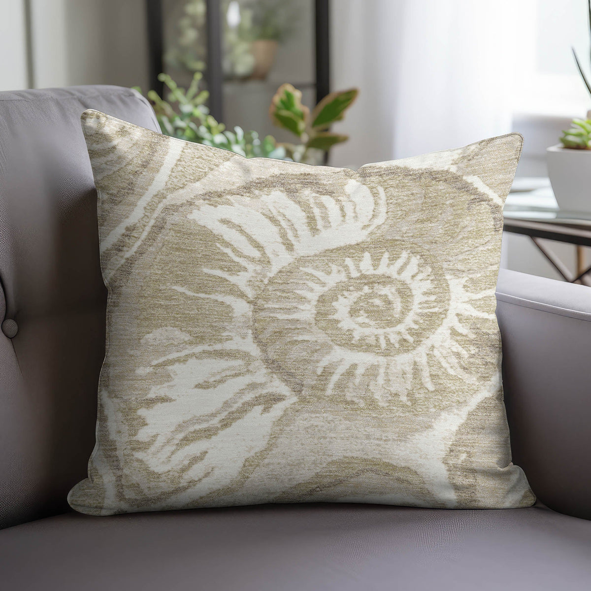Bluewater BW9 Ivory Chenille Decorative Pillow