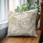 Bluewater BW9 Ivory Chenille Decorative Pillow