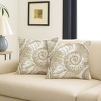 Bluewater BW9 Ivory Chenille Decorative Pillow