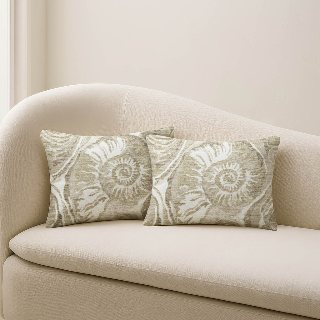 Bluewater BW9 Ivory Chenille Decorative Pillow