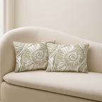 Bluewater BW9 Ivory Chenille Decorative Pillow