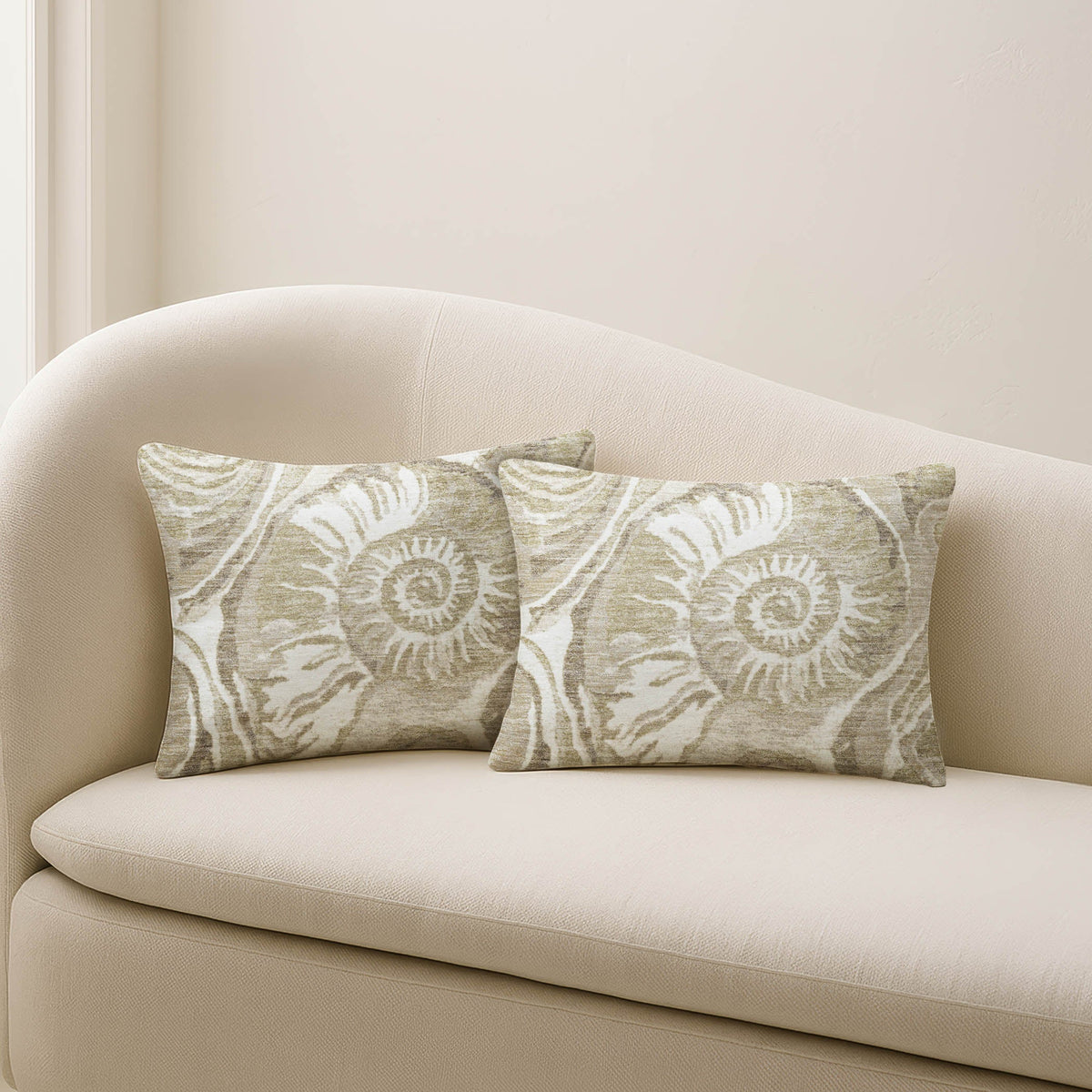 Bluewater BW9 Ivory Chenille Decorative Pillow