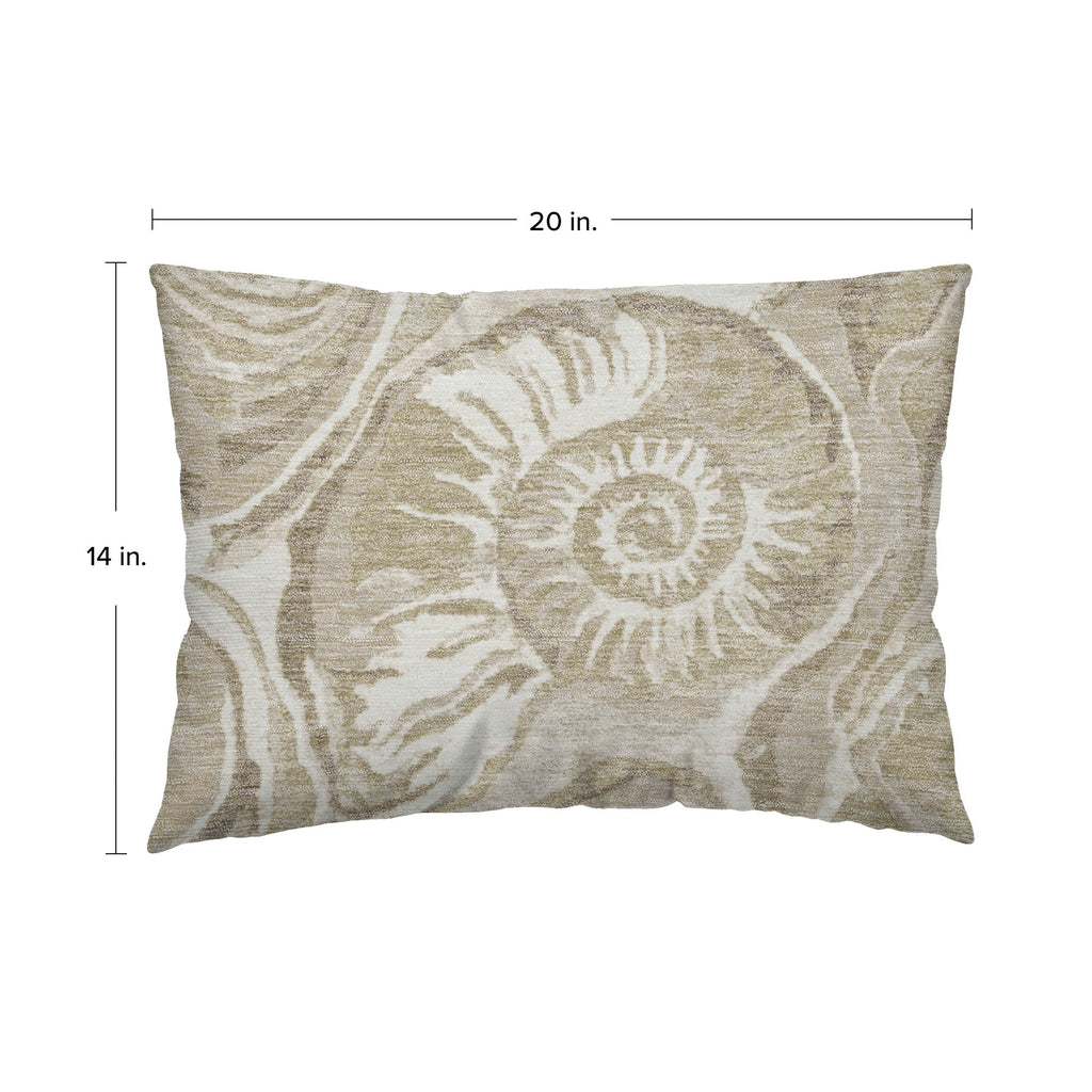 Bluewater BW9 Ivory Chenille Decorative Pillow