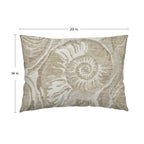 Bluewater BW9 Ivory Chenille Decorative Pillow