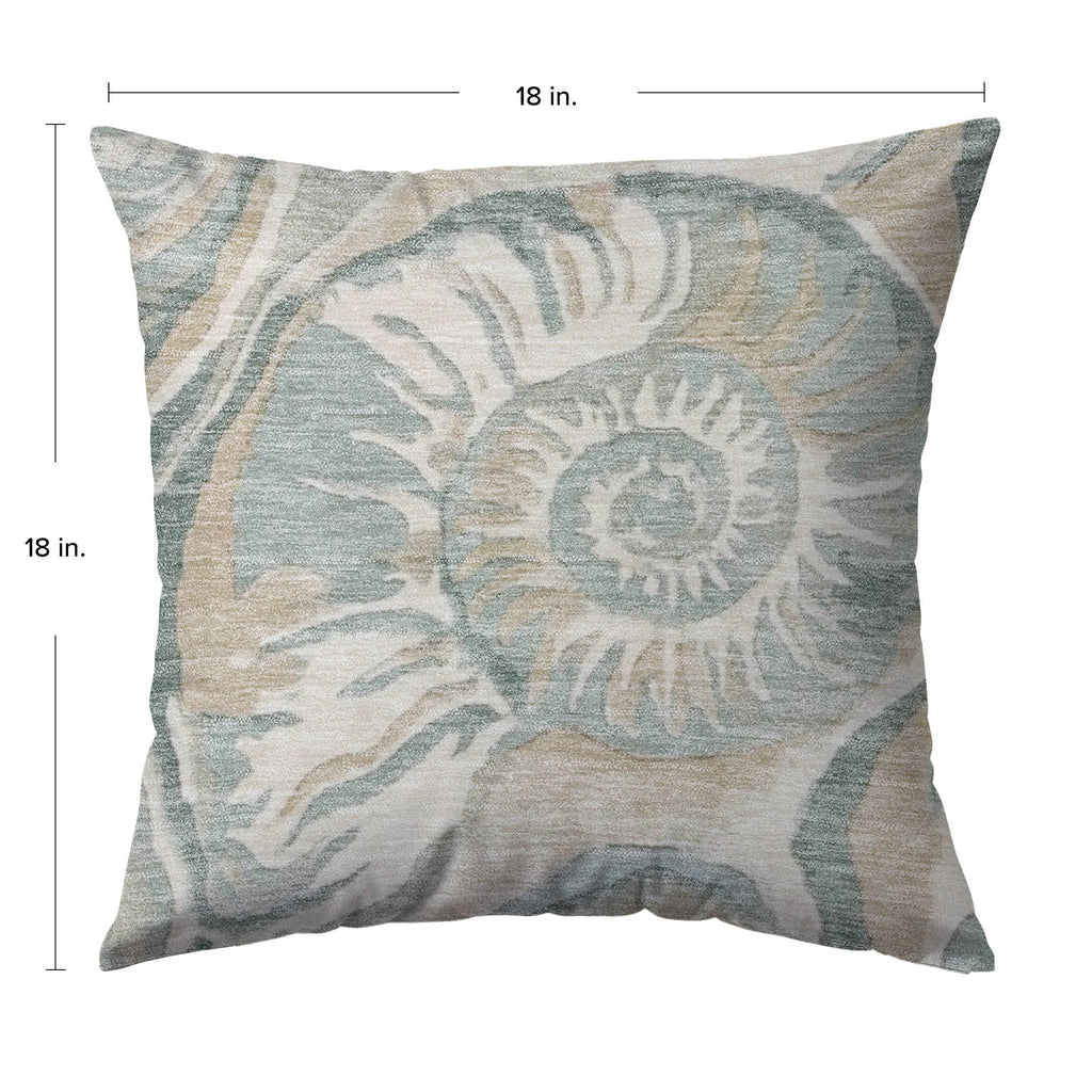Bluewater BW9 Seafoam Chenille Decorative Pillow