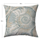 Bluewater BW9 Seafoam Chenille Decorative Pillow