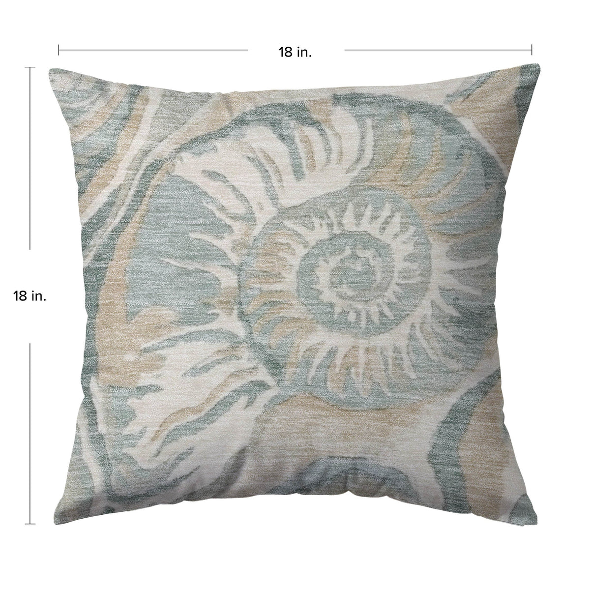 Bluewater BW9 Seafoam Chenille Decorative Pillow